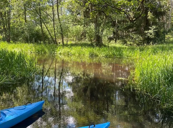 Semesterbostad Casa Kashubia - Nowoczesny Nad Jeziorem - Cisza Natura I Komfort *