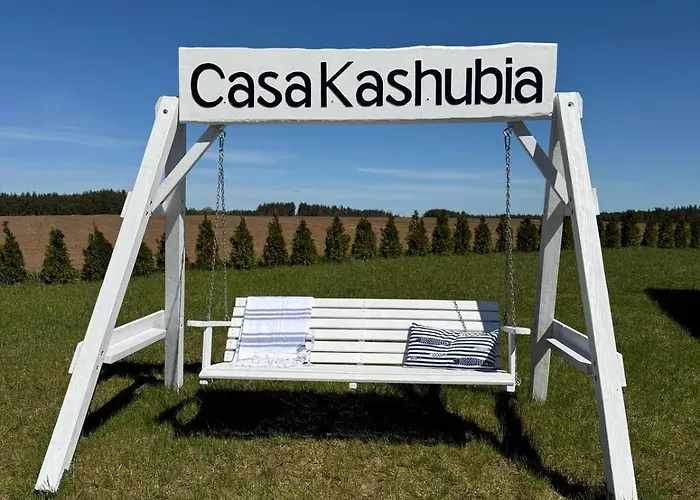 Semesterbostad Casa Kashubia - Nowoczesny Nad Jeziorem - Cisza Natura I Komfort